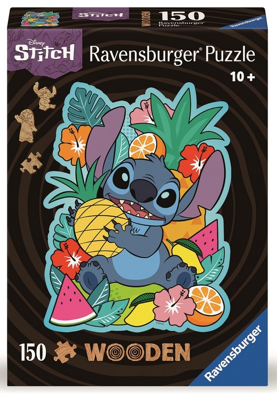 120007586 Disney: Stitch Drevené puzzle 150 dielikov